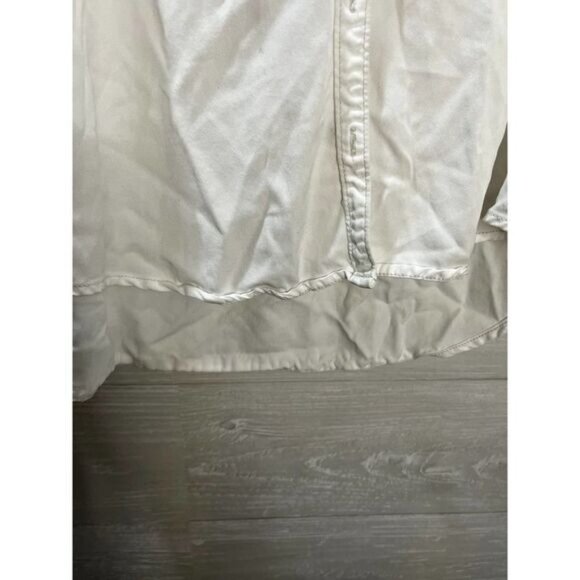 Anthropologie Holding‎ Horses Prairie White Chambray Shirt Small - Picture 7 of 8